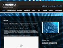 Tablet Screenshot of fronima.pl